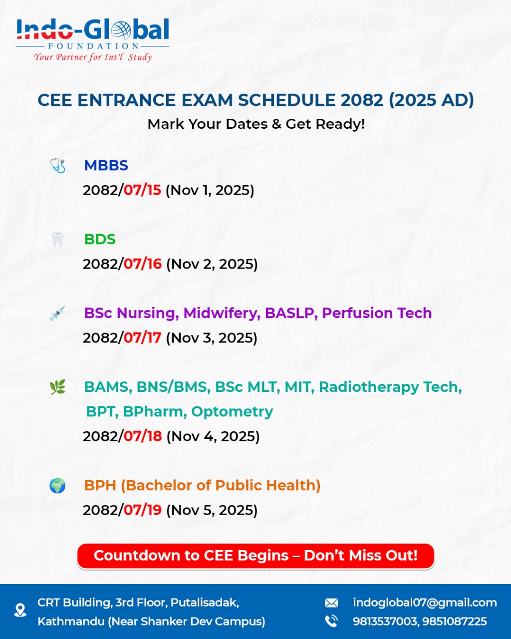 Just In: MECEE-BL 2026 Exam Schedule Announced — Time to Gear Up, Future Health Heroes!