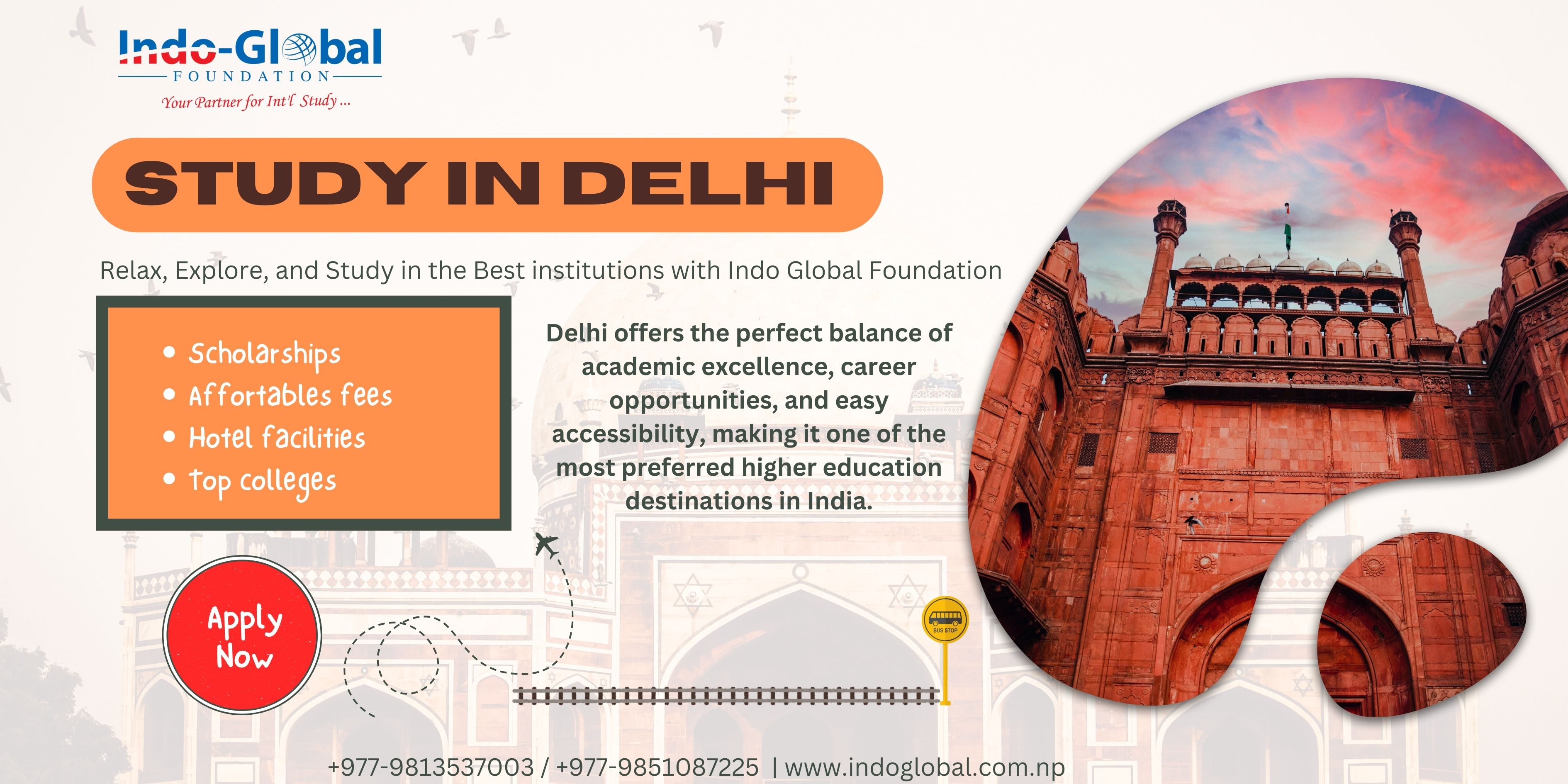 Study in Delhi